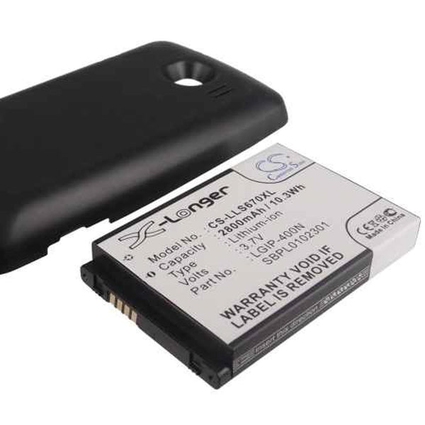 LG CS-LLS670XL - replacement battery for LG  Fixed size