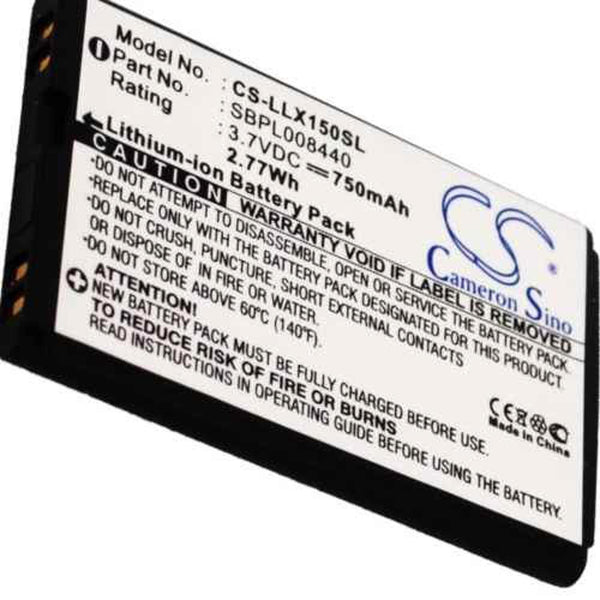 LG CS-LLX150SL - replacement battery for LG  Fixed size