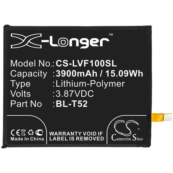 LG CS-LVF100SL - replacement battery for LG  Fixed size