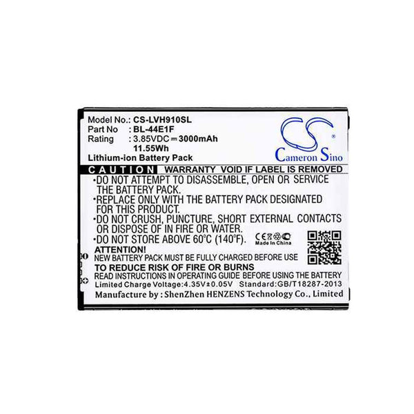 LG CS-LVH910SL - replacement battery for LG  Fixed size