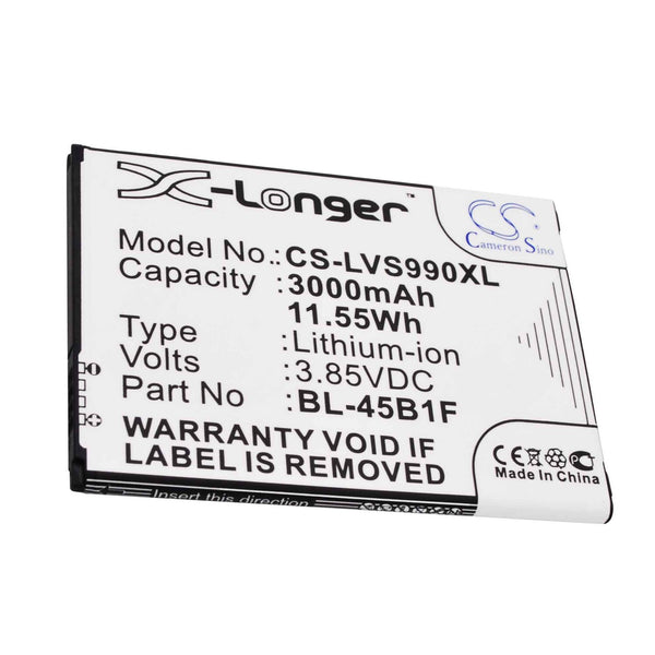 LG CS-LVS990XL - replacement battery for LG  Fixed size