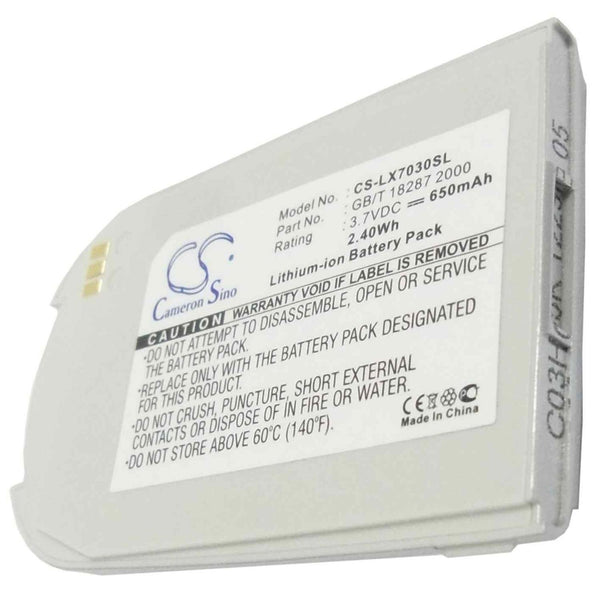 LG CS-LX7030SL - replacement battery for LG  Fixed size
