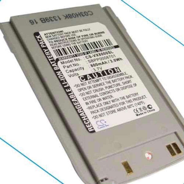 LG CS-VX8000SL - replacement battery for LG  Fixed size