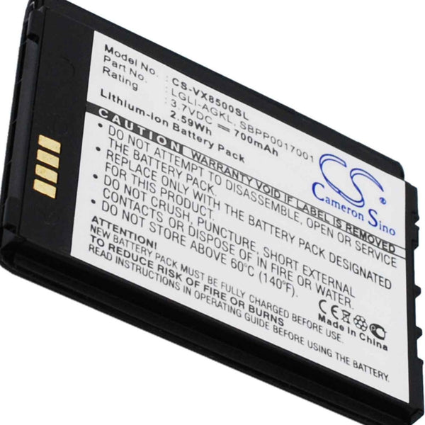 LG CS-VX8500SL - replacement battery for LG  Fixed size