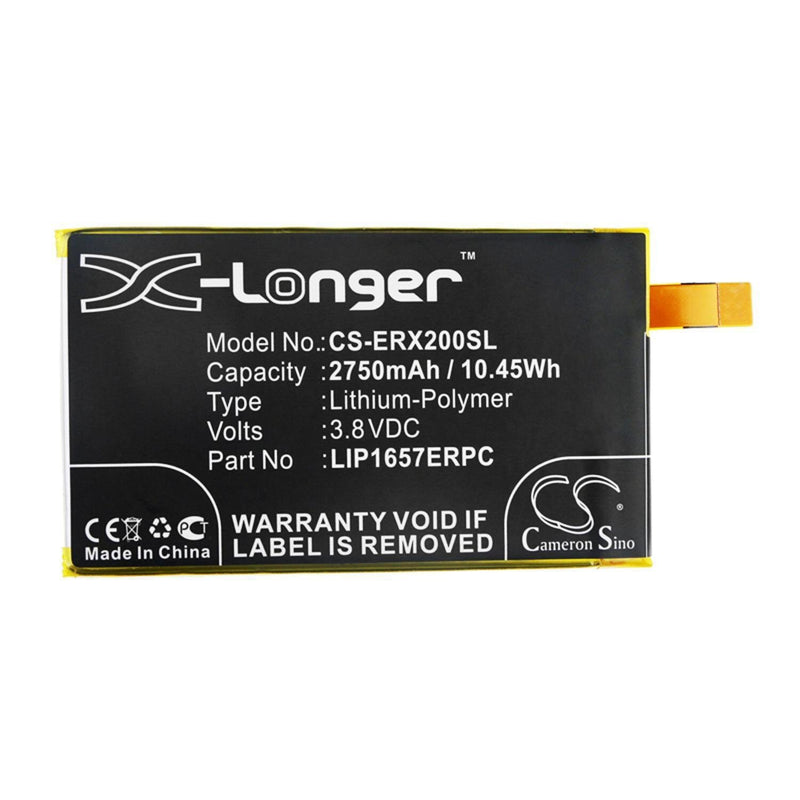 Sony CS-ERX200SL - replacement battery for Sony  Fixed size