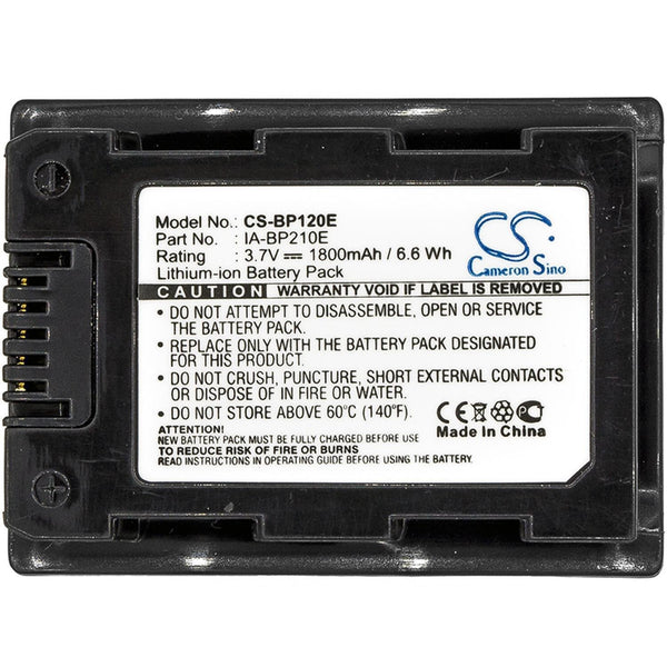 Samsung CS-BP120E - replacement battery for SAMSUNG  Fixed size