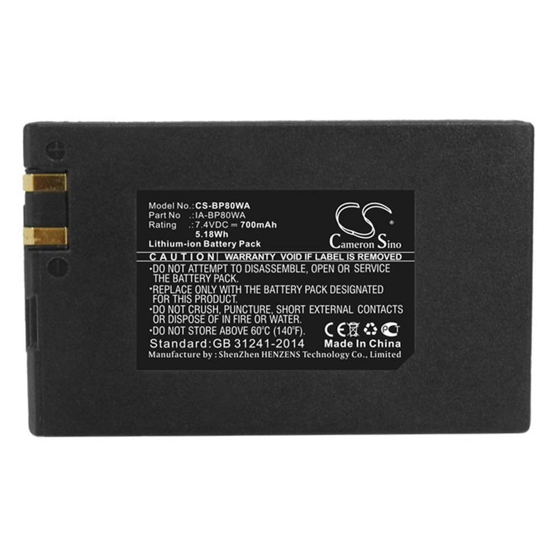 Samsung CS-BP80WA - replacement battery for SAMSUNG  Fixed size