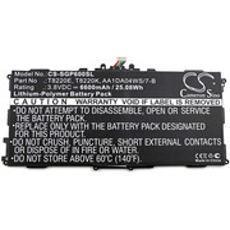 Samsung CS-SGP600SL - replacement battery for SAMSUNG  Fixed size