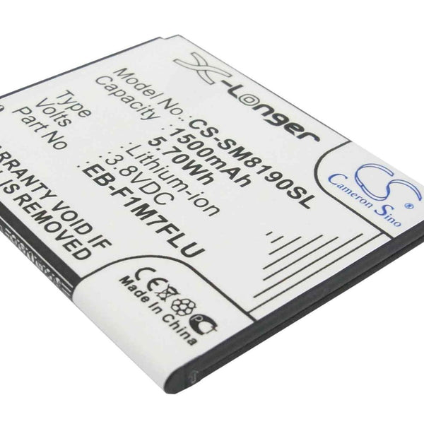 Samsung CS-SM8190SL - replacement battery for SAMSUNG  Fixed size