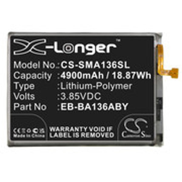 Samsung CS-SMA136SL - replacement battery for SAMSUNG  Fixed size