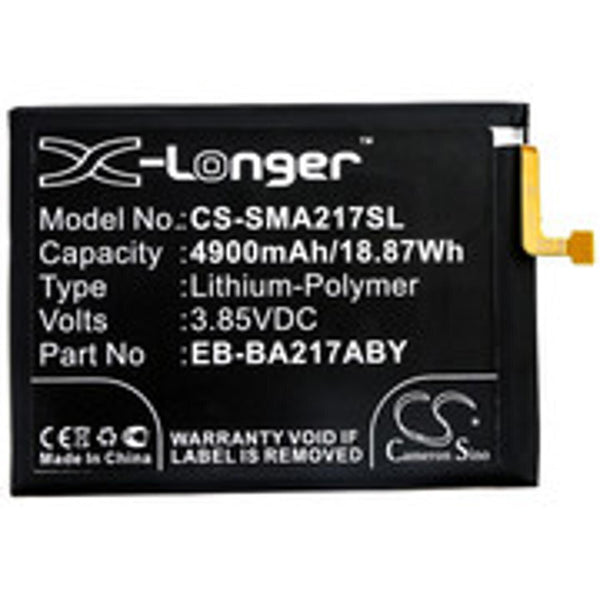 Samsung CS-SMA217SL - replacement battery for SAMSUNG  Fixed size