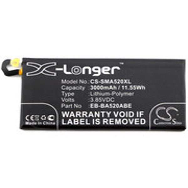 Samsung CS-SMA520XL - replacement battery for SAMSUNG  Fixed size