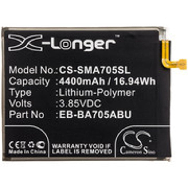 Samsung CS-SMA705SL - replacement battery for SAMSUNG  Fixed size