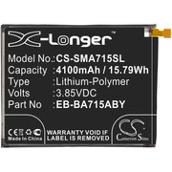 Samsung CS-SMA715SL - replacement battery for SAMSUNG  Fixed size