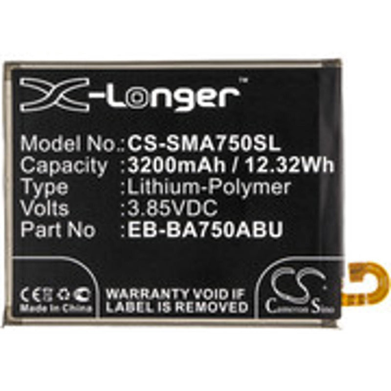 Samsung CS-SMA750SL - replacement battery for SAMSUNG  Fixed size