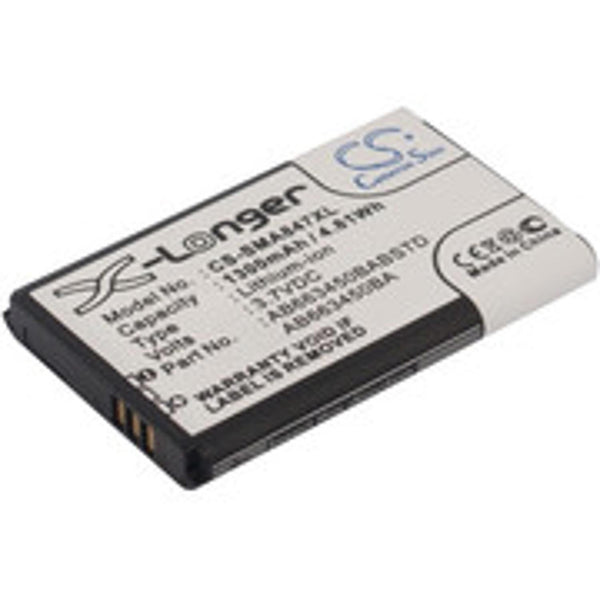 Samsung CS-SMA847XL - replacement battery for SAMSUNG  Fixed size