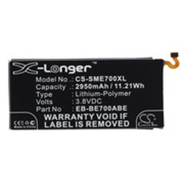 Samsung CS-SME700XL - replacement battery for SAMSUNG  Fixed size