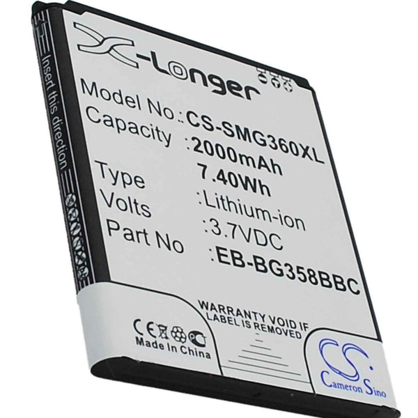 Samsung CS-SMG360XL - replacement battery for SAMSUNG  Fixed size