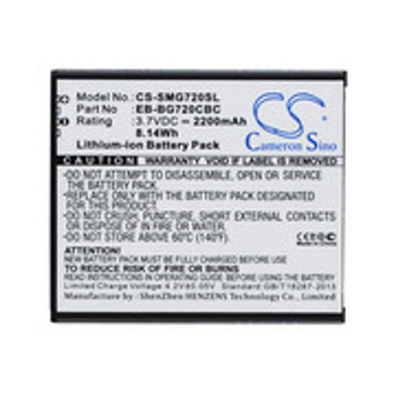 Samsung CS-SMG720SL - replacement battery for SAMSUNG  Fixed size