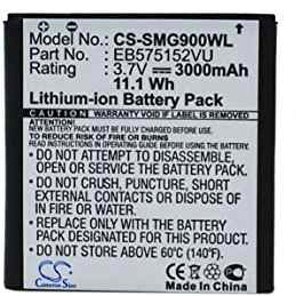 Samsung CS-SMG900WL - replacement battery for SAMSUNG  Fixed size