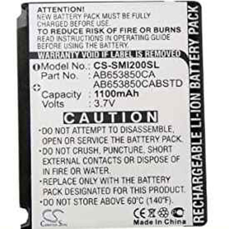 Samsung CS-SMI200SL - replacement battery for SAMSUNG  Fixed size