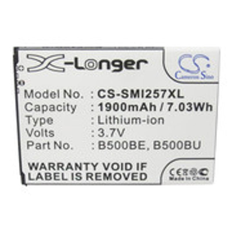 Samsung CS-SMI257XL - replacement battery for SAMSUNG  Fixed size