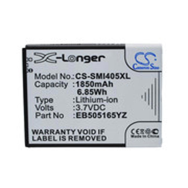 Samsung CS-SMI405XL - replacement battery for SAMSUNG  Fixed size