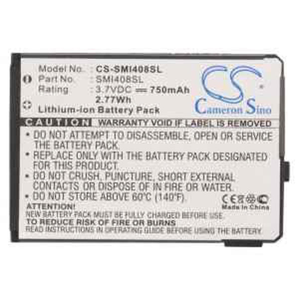 Samsung CS-SMI408SL - replacement battery for SAMSUNG  Fixed size