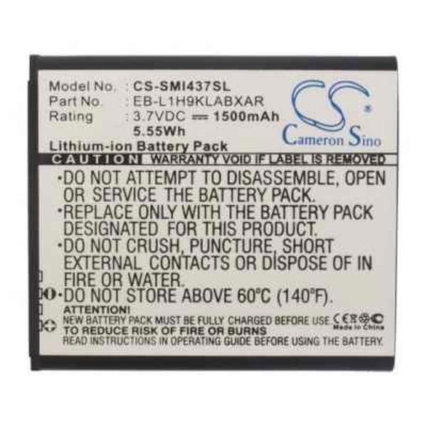 Samsung CS-SMI437SL - replacement battery for SAMSUNG  Fixed size