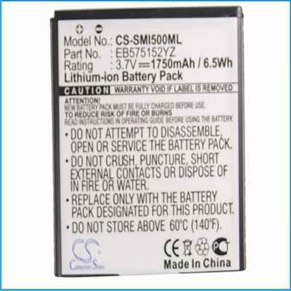 Samsung CS-SMI500ML - replacement battery for SAMSUNG  Fixed size