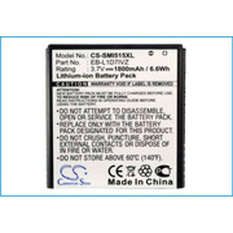 Samsung CS-SMI515XL - replacement battery for SAMSUNG  Fixed size