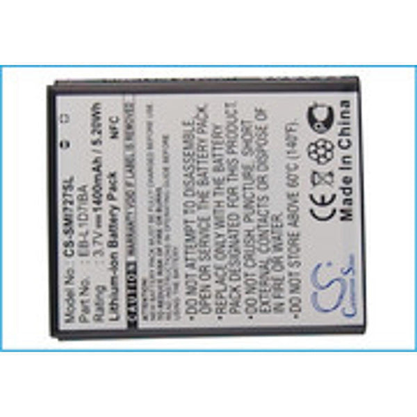 Samsung CS-SMI727SL - replacement battery for SAMSUNG  Fixed size