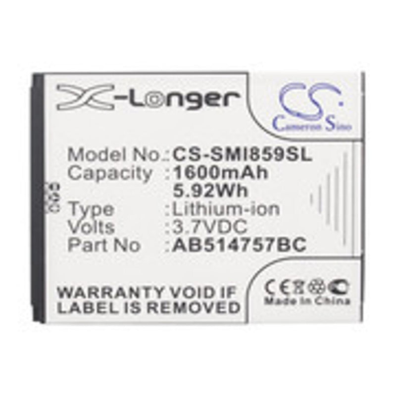 Samsung CS-SMI859SL - replacement battery for SAMSUNG  Fixed size