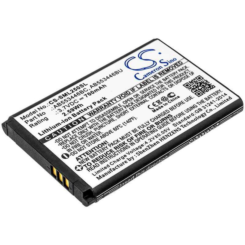 Samsung CS-SML250SL - replacement battery for SAMSUNG  Fixed size