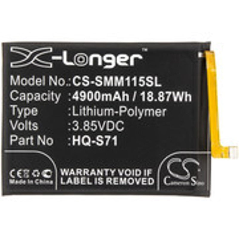 Samsung CS-SMM115SL - replacement battery for SAMSUNG  Fixed size