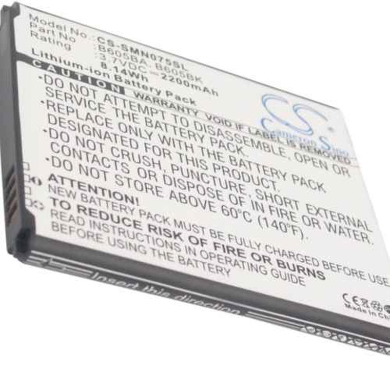 Samsung CS-SMN075SL - replacement battery for SAMSUNG  Fixed size