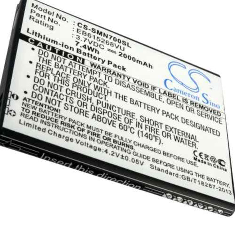 Samsung CS-SMN700SL - replacement battery for SAMSUNG  Fixed size