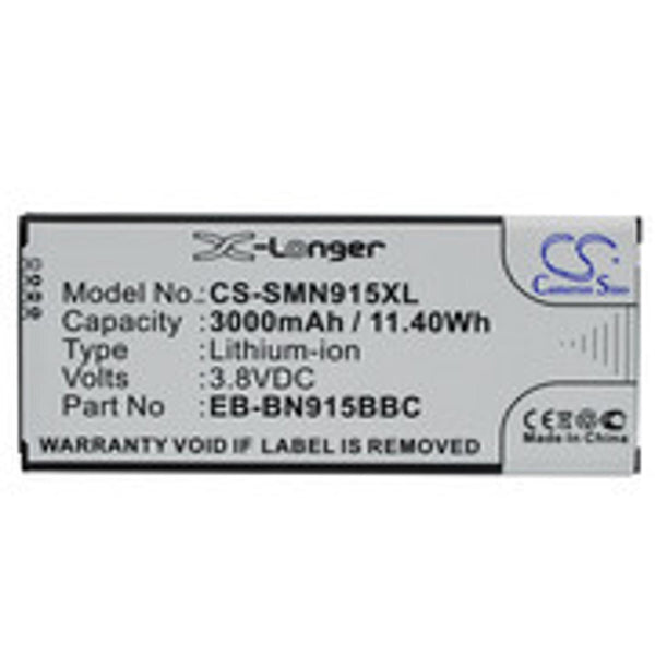 Samsung CS-SMN915XL - replacement battery for SAMSUNG  Fixed size