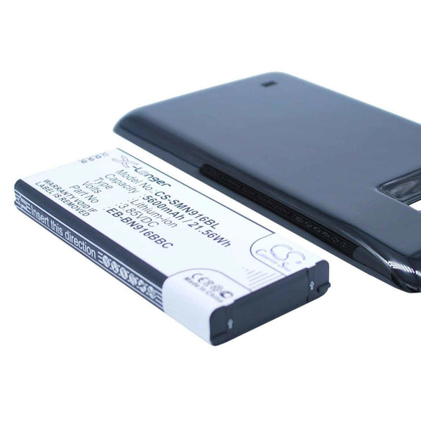 Samsung CS-SMN916BL - replacement battery for SAMSUNG  Fixed size