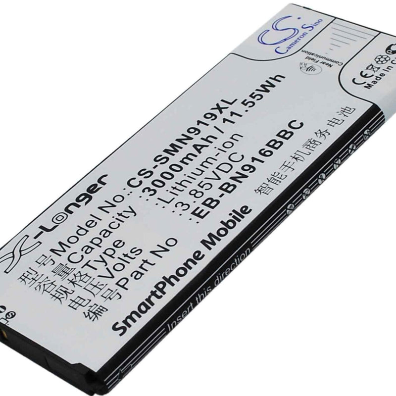 Samsung CS-SMN919XL - replacement battery for SAMSUNG  Fixed size