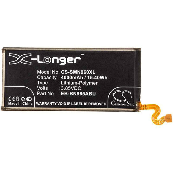 Samsung CS-SMN960XL - replacement battery for SAMSUNG  Fixed size