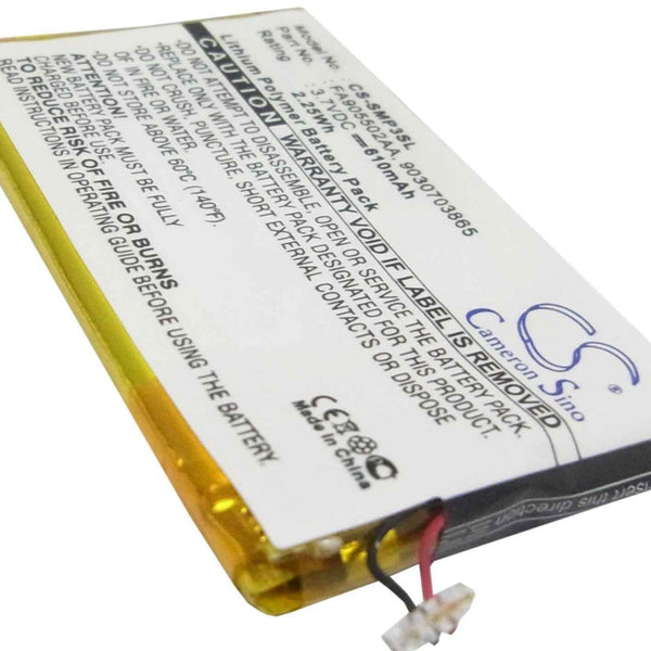 Samsung CS-SMP3SL - replacement battery for SAMSUNG  Fixed size