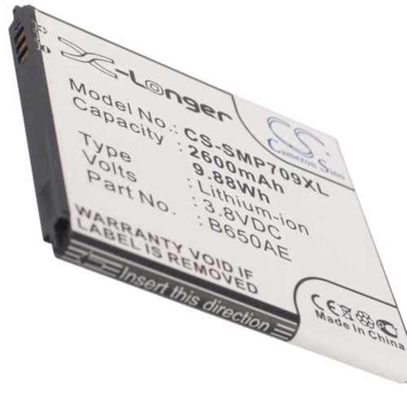 Samsung CS-SMP709XL - replacement battery for SAMSUNG  Fixed size