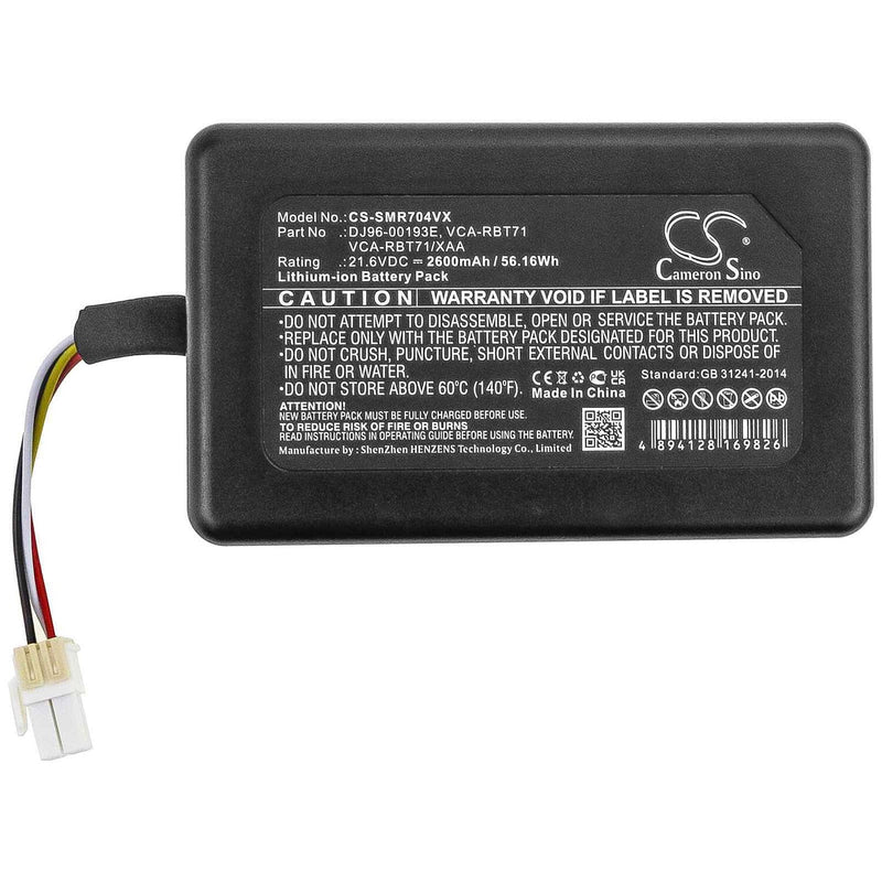 Samsung CS-SMR704VX - replacement battery for SAMSUNG  Fixed size