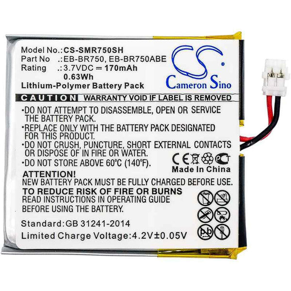 Samsung CS-SMR750SH - replacement battery for SAMSUNG  Fixed size