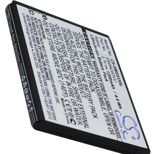 Samsung CS-SMS533SL - replacement battery for SAMSUNG  Fixed size