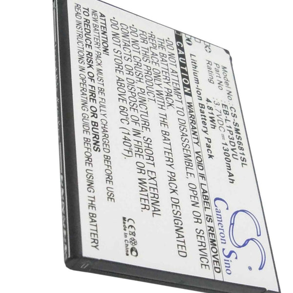 Samsung CS-SMS681SL - replacement battery for SAMSUNG  Fixed size