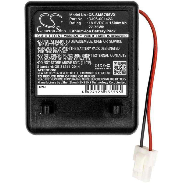 Samsung CS-SMS755VX - replacement battery for SAMSUNG  Fixed size