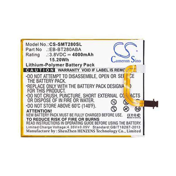 Samsung CS-SMT280SL - replacement battery for SAMSUNG  Fixed size