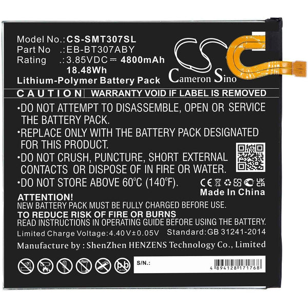 Samsung CS-SMT307SL - replacement battery for SAMSUNG  Fixed size